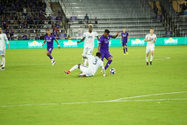 Orlando City SC, 19 Haziran 2019 Çarşamba günü Orlando 'daki Exploria Stadyumu' nda düzenlenen ABD Açık Kupası sırasında New England Devrimi 'ne ev sahipliği yaptı. Fotoğraf: Marty Jean-Louis