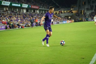 Orlando City, 3 Temmuz 2019 Çarşamba günü Orlando Florida 'daki Exploria Stadyumu' nda Philadelphia Union 'a ev sahipliği yaptı. Fotoğraf: Marty Jean-Louis