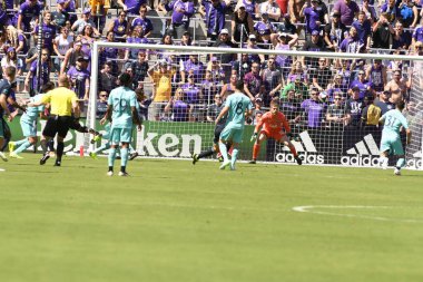 Orlando City SC 20 Nisan 2019 'da Orlando City Stadyumu' nda Vancouver Whitecaps 'a ev sahipliği yapıyor. Fotoğraf: Marty Jean-Louis