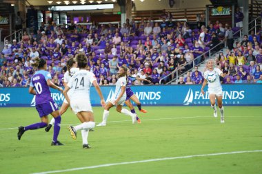 Orlando Pride 20 Temmuz 2019 tarihinde Florida Exploria Stadyumu 'nda Sky Blue FC' ye ev sahipliği yapmaktadır. Fotoğraf: Marty Jean-Louis