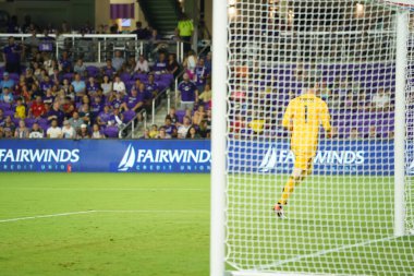 Orlando City, 3 Temmuz 2019 Çarşamba günü Orlando Florida 'daki Exploria Stadyumu' nda Philadelphia Union 'a ev sahipliği yaptı. Fotoğraf: Marty Jean-Louis