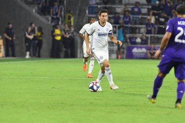 Orlando City, 3 Temmuz 2019 Çarşamba günü Orlando Florida 'daki Exploria Stadyumu' nda Philadelphia Union 'a ev sahipliği yaptı. Fotoğraf: Marty Jean-Louis