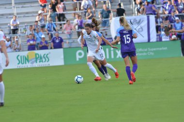Orlando Pride 14 Nisan 2019 'da Orlando City Stadyumu' nda Portand Thorns 'a ev sahipliği yapmaktadır. Fotoğraf: Marty Jean-Louis