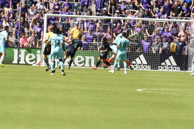 Orlando City SC 20 Nisan 2019 'da Orlando City Stadyumu' nda Vancouver Whitecaps 'a ev sahipliği yapıyor. Fotoğraf: Marty Jean-Louis