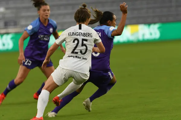 Photo Prides Acoge Portland Thorns Orlando City Stadium Orlando Florida — Foto de Stock