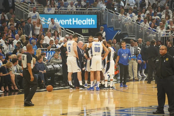 Orlando Magic Hosts Toronto Rapters Nba Playoff Amway Arena Orlando — Stock Photo, Image