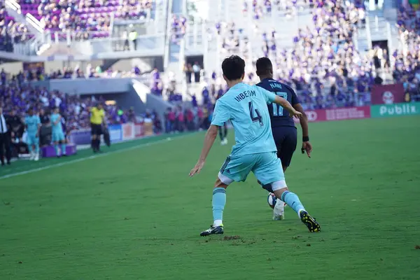 Orlando City Recebe Vancouver Whitecaps Orlando City Stadium Sábado Abril — Fotografia de Stock