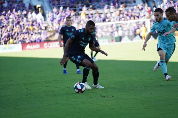 Orlando City SC 20 Nisan 2019 'da Orlando City Stadyumu' nda Vancouver Whitecaps 'a ev sahipliği yapıyor. Fotoğraf: Marty Jean-Louis