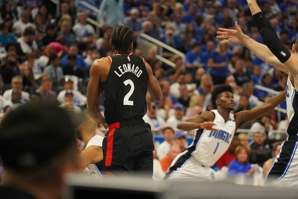 Orlando Magic Ospita Toronto Rapters Durante Primo Turno Dei Playoff — Foto Stock