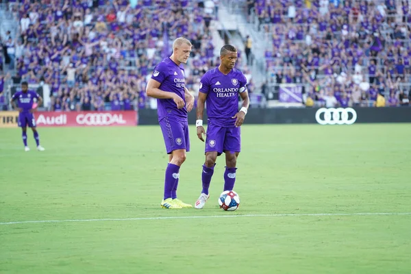 Orlando City Värd Galaxy Orlando City Stadium Orlando Florida Den — Stockfoto