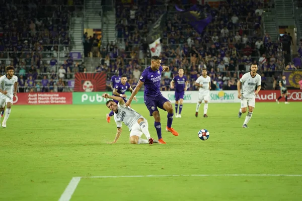 Orlando City, 3 Temmuz 2019 Çarşamba günü Orlando Florida 'daki Exploria Stadyumu' nda Philadelphia Union 'a ev sahipliği yaptı. Fotoğraf: Marty Jean-Louis