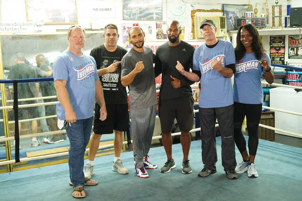 Boxer Keith One Time Thurman Durante Evento Stampa Presso Sua — Foto Stock