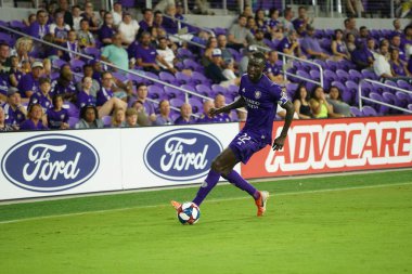 Orlando City, 3 Temmuz 2019 Çarşamba günü Orlando Florida 'daki Exploria Stadyumu' nda Philadelphia Union 'a ev sahipliği yaptı. Fotoğraf: Marty Jean-Louis