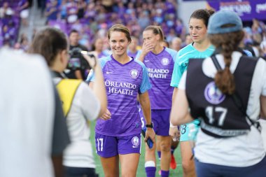 Orlando Pride 20 Temmuz 2019 tarihinde Florida Exploria Stadyumu 'nda Sky Blue FC' ye ev sahipliği yapmaktadır. Fotoğraf: Marty Jean-Louis