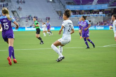 Orlando Pride 20 Temmuz 2019 tarihinde Florida Exploria Stadyumu 'nda Sky Blue FC' ye ev sahipliği yapmaktadır. Fotoğraf: Marty Jean-Louis