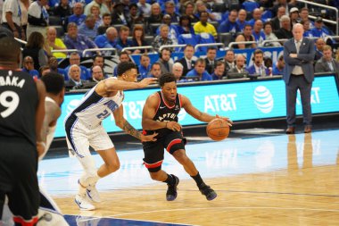 Orlando Magic 21 Nisan 2019 tarihinde Orlando Florida 'daki Amway Arena' da oynanan NBA Playoff 1 'de Toronto Rapters' a ev sahipliği yapıyor. Fotoğraf: Marty Jean-Louis Fotoğraf: Marty Jean-Louis