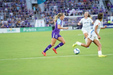 Orlando Pride 20 Temmuz 2019 tarihinde Florida Exploria Stadyumu 'nda Sky Blue FC' ye ev sahipliği yapmaktadır. Fotoğraf: Marty Jean-Louis