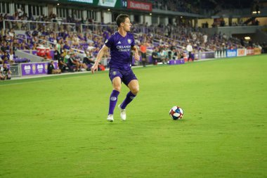 Orlando City, 3 Temmuz 2019 Çarşamba günü Orlando Florida 'daki Exploria Stadyumu' nda Philadelphia Union 'a ev sahipliği yaptı. Fotoğraf: Marty Jean-Louis