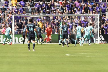 Orlando City SC 20 Nisan 2019 'da Orlando City Stadyumu' nda Vancouver Whitecaps 'a ev sahipliği yapıyor. Fotoğraf: Marty Jean-Louis