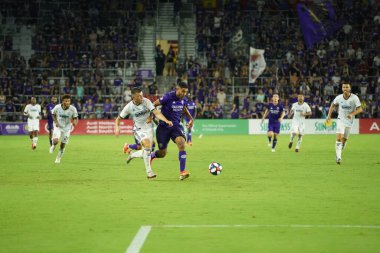 Orlando City, 3 Temmuz 2019 Çarşamba günü Orlando Florida 'daki Exploria Stadyumu' nda Philadelphia Union 'a ev sahipliği yaptı. Fotoğraf: Marty Jean-Louis