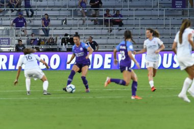 Orlando Pride 20 Temmuz 2019 tarihinde Florida Exploria Stadyumu 'nda Sky Blue FC' ye ev sahipliği yapmaktadır. Fotoğraf: Marty Jean-Louis