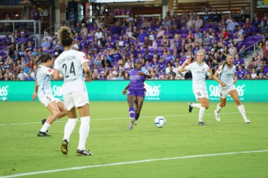 Orlando Pride 20 Temmuz 2019 tarihinde Florida Exploria Stadyumu 'nda Sky Blue FC' ye ev sahipliği yapmaktadır. Fotoğraf: Marty Jean-Louis