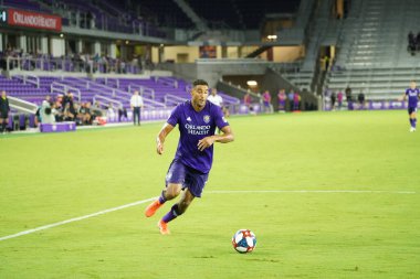 Orlando City SC, 19 Haziran 2019 Çarşamba günü Orlando 'daki Exploria Stadyumu' nda düzenlenen ABD Açık Kupası sırasında New England Devrimi 'ne ev sahipliği yaptı. Fotoğraf: Marty Jean-Louis