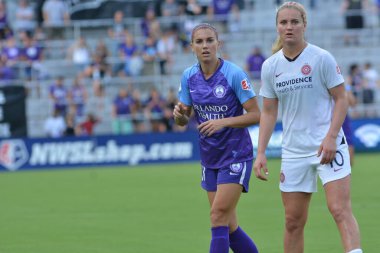Orlando Pride 14 Nisan 2019 'da Orlando City Stadyumu' nda Portand Thorns 'a ev sahipliği yapmaktadır. Fotoğraf: Marty Jean-Louis