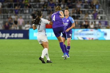 Orlando Pride 20 Temmuz 2019 tarihinde Florida Exploria Stadyumu 'nda Sky Blue FC' ye ev sahipliği yapmaktadır. Fotoğraf: Marty Jean-Louis