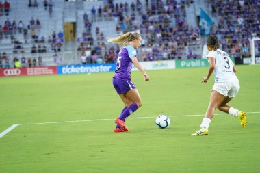 Orlando Pride 20 Temmuz 2019 tarihinde Florida Exploria Stadyumu 'nda Sky Blue FC' ye ev sahipliği yapmaktadır. Fotoğraf: Marty Jean-Louis
