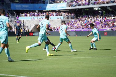 Orlando City SC 20 Nisan 2019 'da Orlando City Stadyumu' nda Vancouver Whitecaps 'a ev sahipliği yapıyor. Fotoğraf: Marty Jean-Louis
