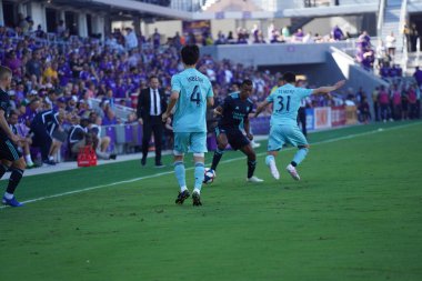 Orlando City SC 20 Nisan 2019 'da Orlando City Stadyumu' nda Vancouver Whitecaps 'a ev sahipliği yapıyor. Fotoğraf: Marty Jean-Louis