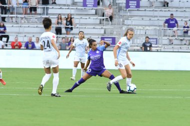 Orlando Pride 20 Temmuz 2019 tarihinde Florida Exploria Stadyumu 'nda Sky Blue FC' ye ev sahipliği yapmaktadır. Fotoğraf: Marty Jean-Louis