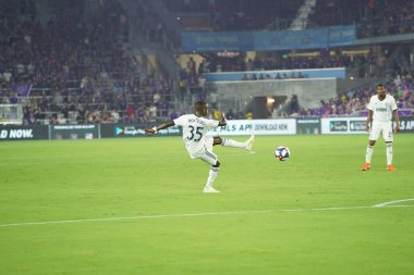 Orlando City, 3 Temmuz 2019 Çarşamba günü Orlando Florida 'daki Exploria Stadyumu' nda Philadelphia Union 'a ev sahipliği yaptı. Fotoğraf: Marty Jean-Louis