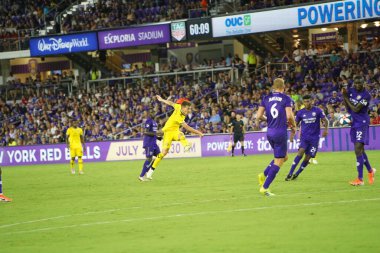 Orlando City, 13 Temmuz 2019 'da Orlando City Stadyumu' nda Kolomb Ekibi 'ne ev sahipliği yapmaktadır. Fotoğraf: Marty Jean-Louis