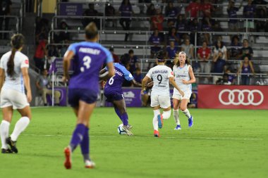 Orlando Pride 20 Temmuz 2019 tarihinde Florida Exploria Stadyumu 'nda Sky Blue FC' ye ev sahipliği yapmaktadır. Fotoğraf: Marty Jean-Louis