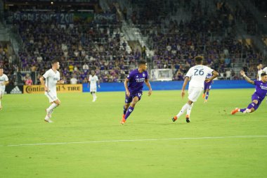 Orlando City, 3 Temmuz 2019 Çarşamba günü Orlando Florida 'daki Exploria Stadyumu' nda Philadelphia Union 'a ev sahipliği yaptı. Fotoğraf: Marty Jean-Louis