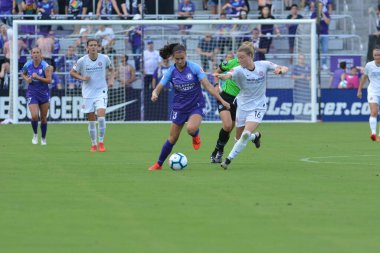 Orlando Pride 14 Nisan 2019 'da Orlando City Stadyumu' nda Portand Thorns 'a ev sahipliği yapmaktadır. Fotoğraf: Marty Jean-Louis