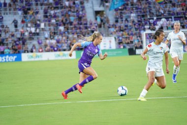 Orlando Pride 20 Temmuz 2019 tarihinde Florida Exploria Stadyumu 'nda Sky Blue FC' ye ev sahipliği yapmaktadır. Fotoğraf: Marty Jean-Louis