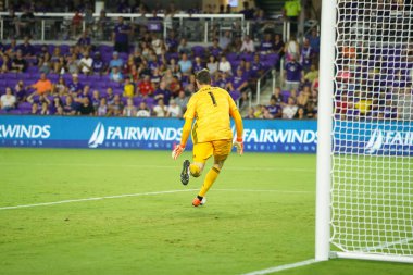 Orlando City, 3 Temmuz 2019 Çarşamba günü Orlando Florida 'daki Exploria Stadyumu' nda Philadelphia Union 'a ev sahipliği yaptı. Fotoğraf: Marty Jean-Louis