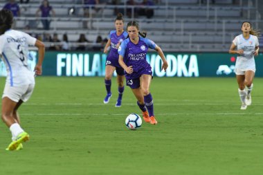 Orlando Pride 20 Temmuz 2019 tarihinde Florida Exploria Stadyumu 'nda Sky Blue FC' ye ev sahipliği yapmaktadır. Fotoğraf: Marty Jean-Louis