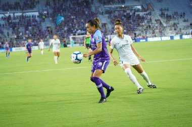 Orlando Pride 20 Temmuz 2019 tarihinde Florida Exploria Stadyumu 'nda Sky Blue FC' ye ev sahipliği yapmaktadır. Fotoğraf: Marty Jean-Louis