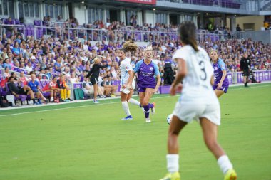 Orlando Pride 20 Temmuz 2019 tarihinde Florida Exploria Stadyumu 'nda Sky Blue FC' ye ev sahipliği yapmaktadır. Fotoğraf: Marty Jean-Louis