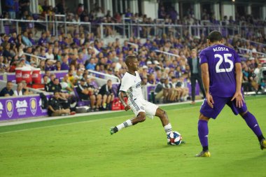 Orlando City, 3 Temmuz 2019 Çarşamba günü Orlando Florida 'daki Exploria Stadyumu' nda Philadelphia Union 'a ev sahipliği yaptı. Fotoğraf: Marty Jean-Louis