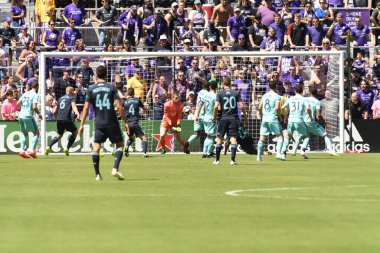 Orlando City SC 20 Nisan 2019 'da Orlando City Stadyumu' nda Vancouver Whitecaps 'a ev sahipliği yapıyor. Fotoğraf: Marty Jean-Louis