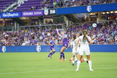 Orlando Pride 20 Temmuz 2019 tarihinde Florida Exploria Stadyumu 'nda Sky Blue FC' ye ev sahipliği yapmaktadır. Fotoğraf: Marty Jean-Louis
