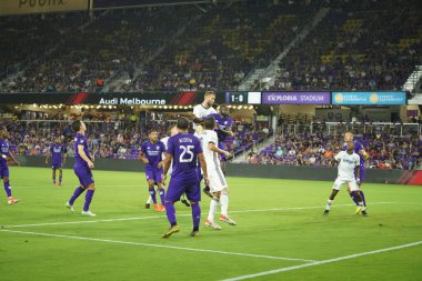 Orlando City, 3 Temmuz 2019 Çarşamba günü Orlando Florida 'daki Exploria Stadyumu' nda Philadelphia Union 'a ev sahipliği yaptı. Fotoğraf: Marty Jean-Louis