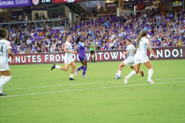 Orlando Pride 20 Temmuz 2019 tarihinde Florida Exploria Stadyumu 'nda Sky Blue FC' ye ev sahipliği yapmaktadır. Fotoğraf: Marty Jean-Louis