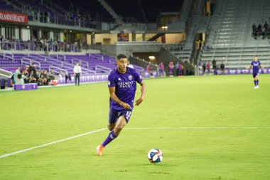 Orlando City SC, 19 Haziran 2019 Çarşamba günü Orlando 'daki Exploria Stadyumu' nda düzenlenen ABD Açık Kupası sırasında New England Devrimi 'ne ev sahipliği yaptı. Fotoğraf: Marty Jean-Louis