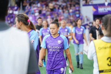 Orlando Pride 20 Temmuz 2019 tarihinde Florida Exploria Stadyumu 'nda Sky Blue FC' ye ev sahipliği yapmaktadır. Fotoğraf: Marty Jean-Louis